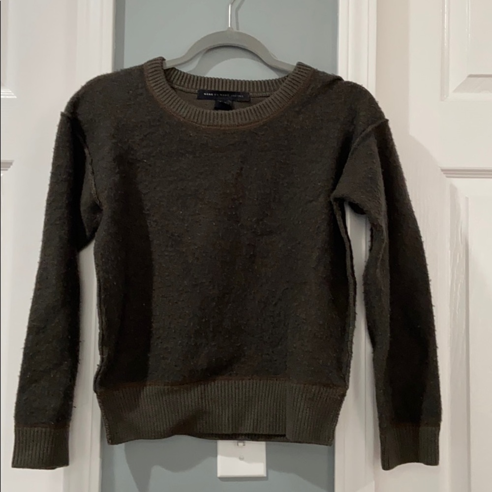 Marc By Marc Jacobs Olive green merino sweatshirt